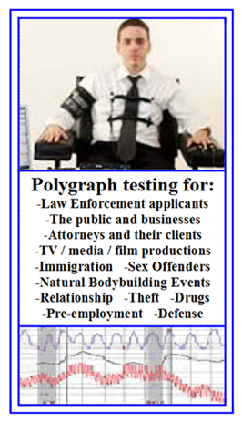 take a polygraph exam in Wildomar